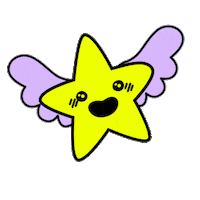 Star Fly Sticker by simones