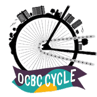 OCBC bicycle cycle ocbc cycle ocbccycle Sticker