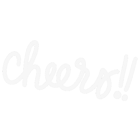 Cheers Text Sticker