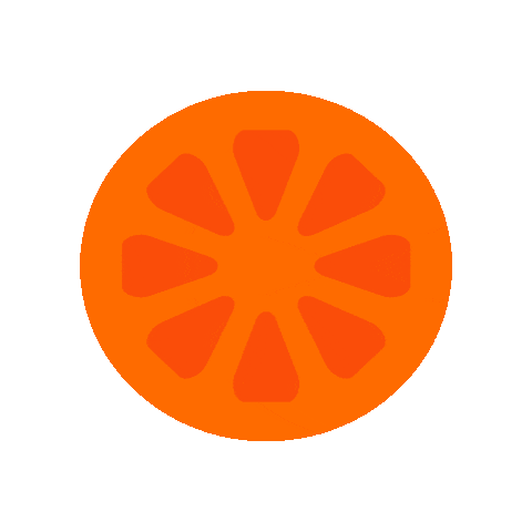 Orange Vibe Sticker by vibi+