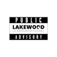 Lakewoodkennels Sticker by Lakewood Dobermann Kennel