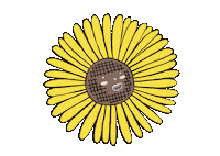 Happy Yellow Flowers Sticker by cypru55