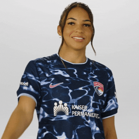 Mediaday Fingerpoint GIF by National Women's Soccer League