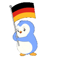 Germany Penguin Sticker by Pudgy Penguins