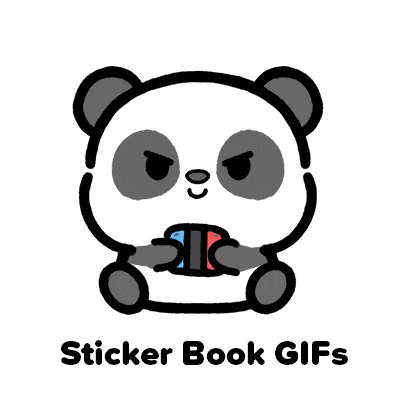Playing Video Games Sticker by Sticker Book iOS GIFs
