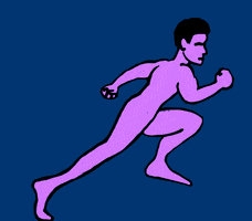 NyahooStudio animation cartoon animated run GIF