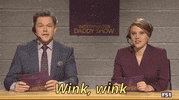 wink wink GIF by Saturday Night Live