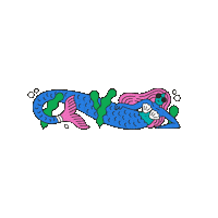 maevechocolate mermaid san juan maeve maevechocolate Sticker
