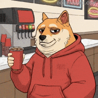 Sipping Shiba Inu GIF by Doge Pound