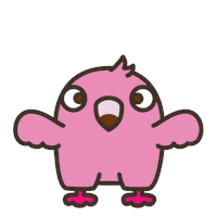 Pink Bird Sticker