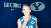 Bye Bye Kiss GIF by BYU Cougars