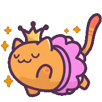 Cat Queen Sticker by Castaways