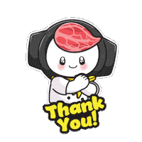 Thanks Please Sticker by Pepper Lunch