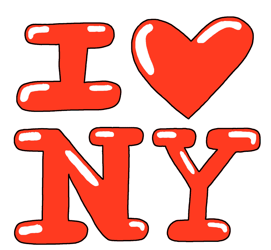 New York I Heart Ny Sticker