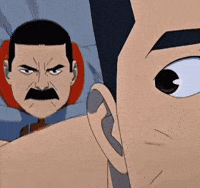 Scared Mark GIF
