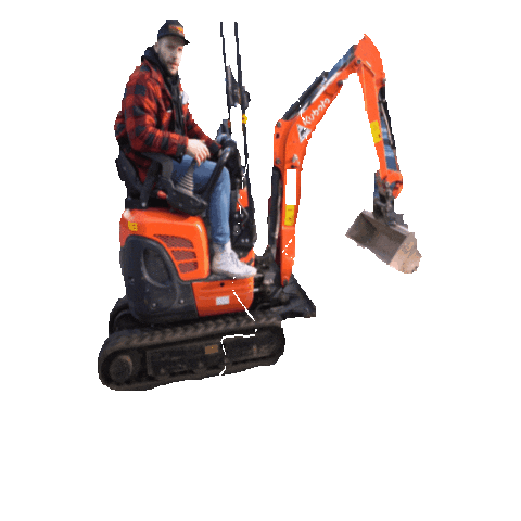 Bagger Jumping Sticker by Meerkötter GmbH