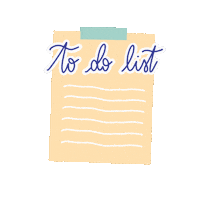 To Do Notes Sticker