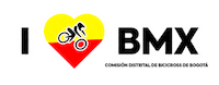 bmx bogota supercross bicicross love bike Sticker