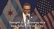 Chicago Brandon Johnson GIF by GIPHY News