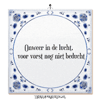 Humor Spanning Sticker by Tegelspreuken.nl