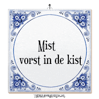 Winter Wijsheid Sticker by Tegelspreuken.nl