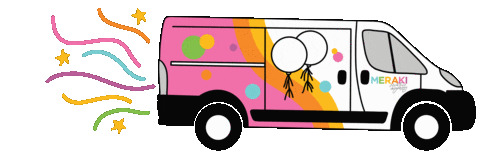 Party Van Sticker by Meraki Creative Agency