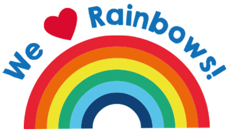 We Love Rainbow Sticker by Toby tiger