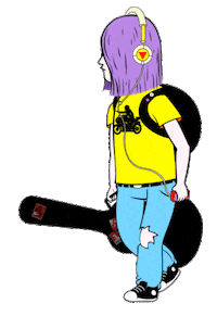 Rock N Roll Sticker by DimaDrjuchin