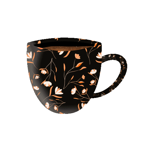 Skushdesigns hot coffee starbucks brew Sticker