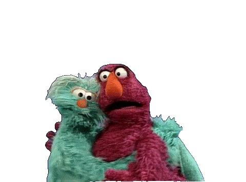 Anxiety Comfort Sticker by Sesame Street