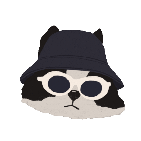 Dog Panda Sticker