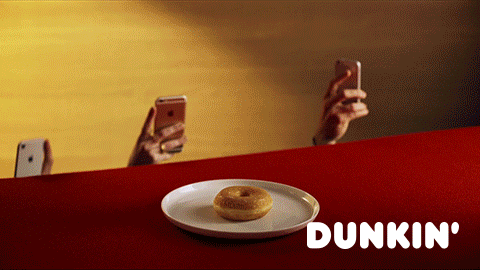 hungry instagram GIF by Dunkin Coffee