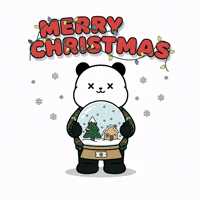 Merry Christmas Holiday Season GIF by Kanpai Pandas