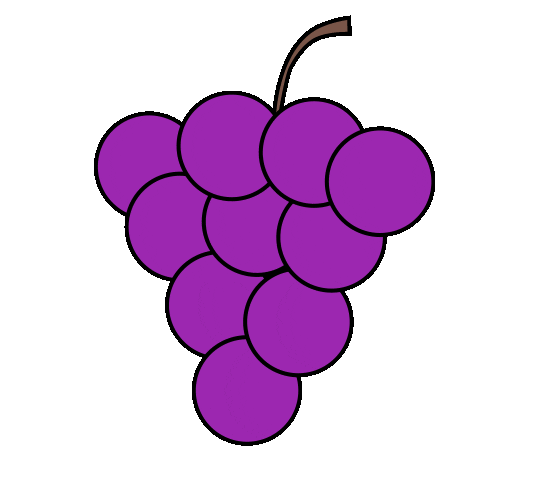 grapes Sticker by Milk and peppers