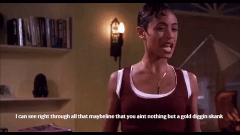 Phattdailey1 giphygifmaker skank gold digger low down dirty shame GIF