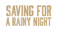 Saving For A Rainy Night Sticker by Walker Montgomery
