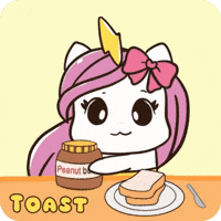 Breakfast Time GIF by Brave Unicorn