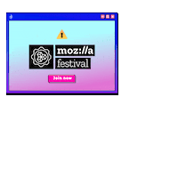 Glitch Festival Sticker by Mozilla