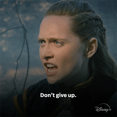 Dont Give Up GIF by Disney+