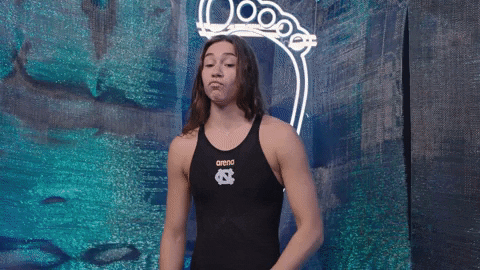 North Carolina Swimming GIF by UNC Tar Heels