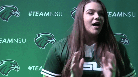 Softball GIF by RiverHawk Sports