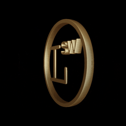 swlinkid logo 3d 3d efek emas logo website ide logo GIF