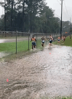 Texas Cross-Country Teams Race Through Floodwaters in Houston