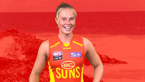 Aflw GIF by Gold Coast SUNS
