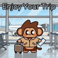 See Ya Travel GIF by Chimpers
