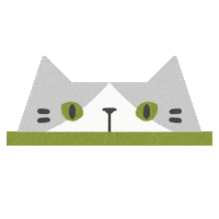 Cat Clip Sticker