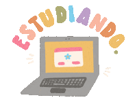 Estudiando Online School Sticker
