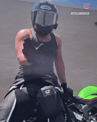 Groover Dancing Biker GIF