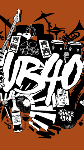 UB40_Official logo ub40 ub40 reggae GIF