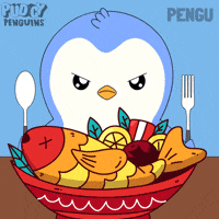 Hungry Lets Eat GIF by Pudgy Penguins